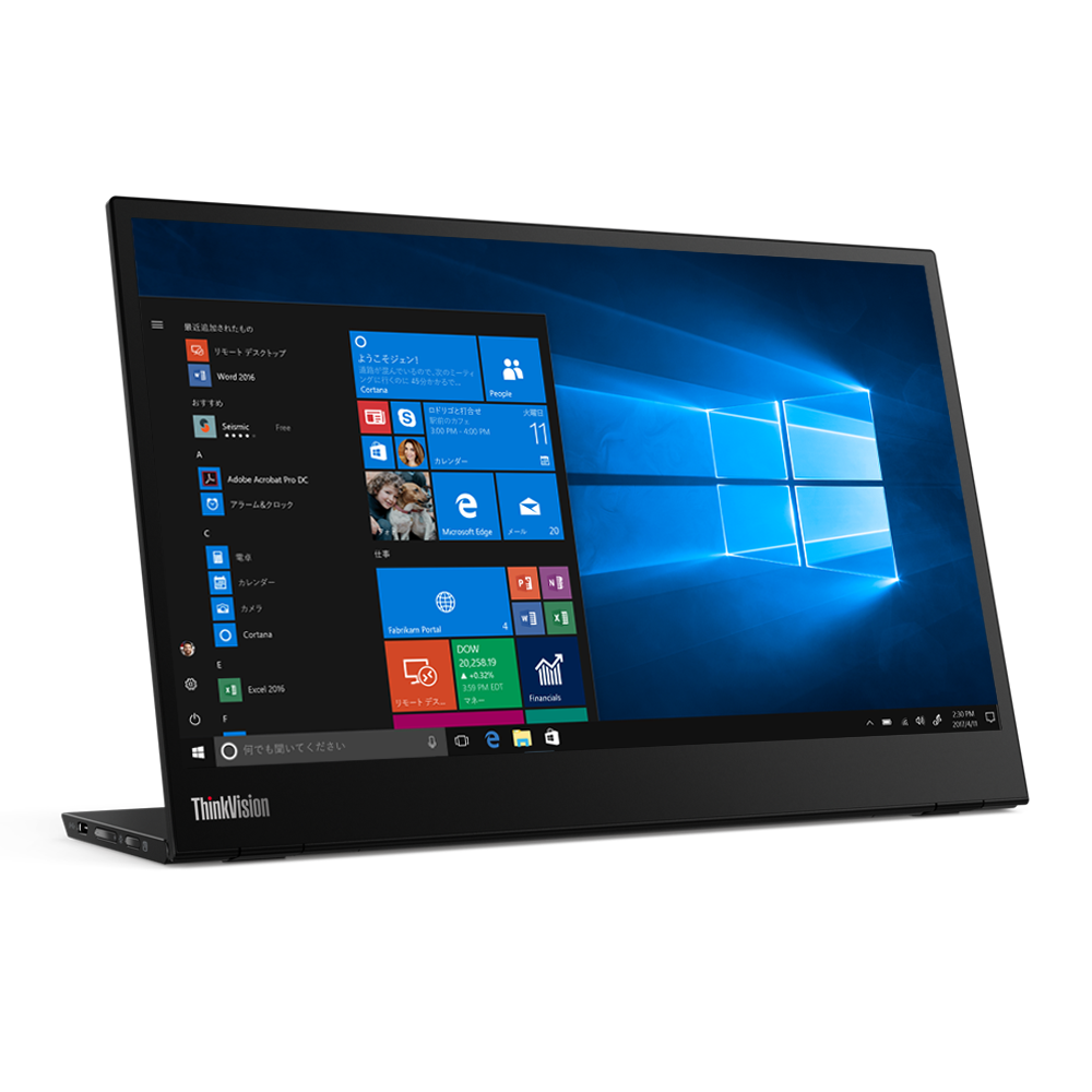 レノボ・ジャパン 61DDUAR6JP ThinkVision M14 Product Catalog